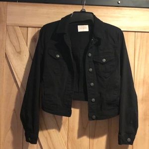 Black jean jacket